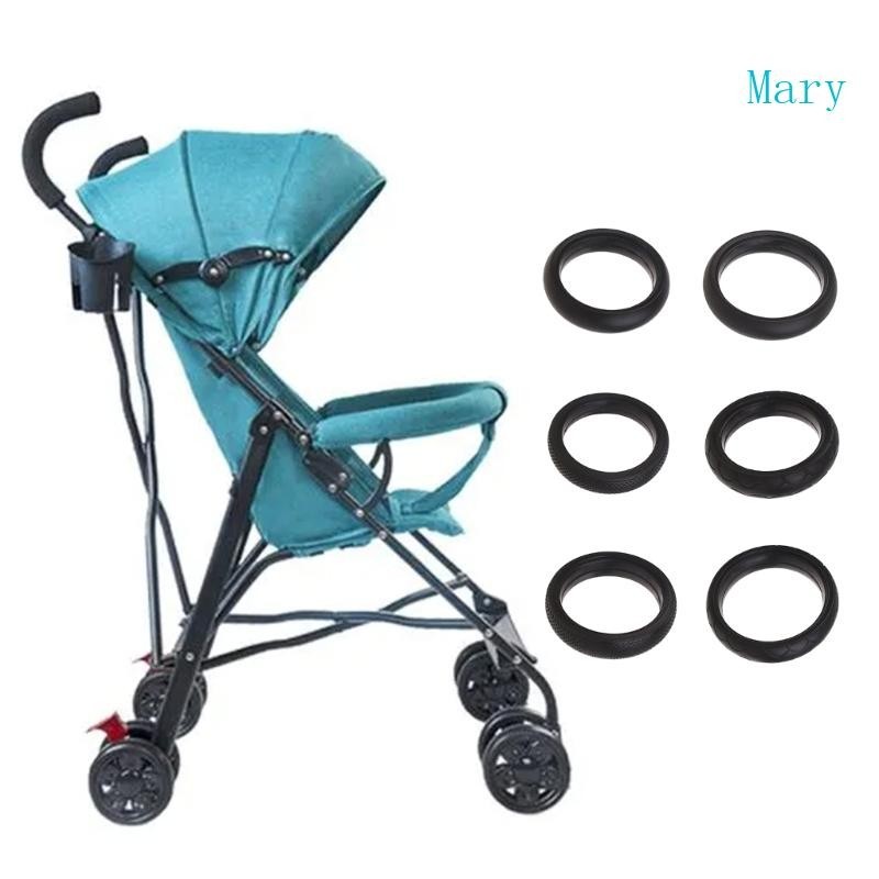 Mary 嬰兒車嬰兒車無內胎輪胎嬰兒車車輪外殼外罩無內胎輪胎罩嬰兒車備件