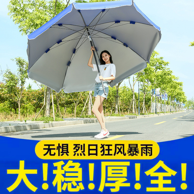 戶外太陽傘 大型雨傘遮陽傘 超大號戶外商用擺攤圓傘 沙灘傘 防曬防雨折疊 圓傘雙骨傘 太陽傘 遮陽傘 大雨傘 印刷圓傘露