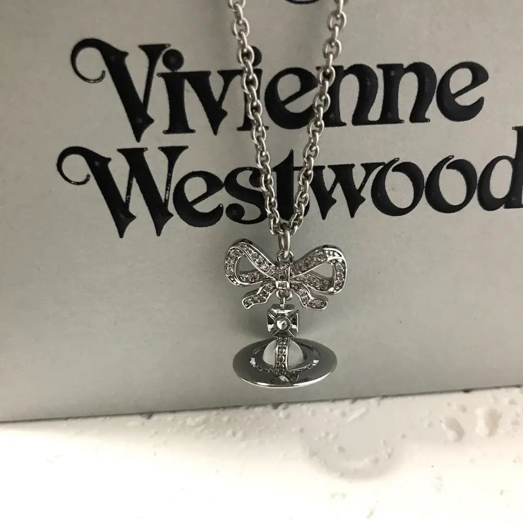 近全新 Vivienne Westwood 薇薇安 威斯特伍德 項鍊 蝴蝶結 日本直送 二手