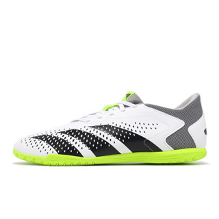 adidas 足球鞋 Predator Accuracy.4 IN SAL 男鞋 灰 螢光綠 [ACS] GY9986