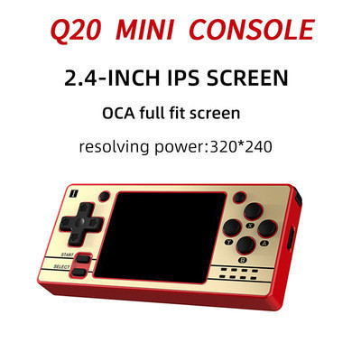 直供Q20 mini 開源迷你掌機PS懷舊FC復古SFC掌上GBA遊戲機16G