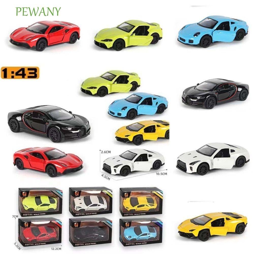 PEWANY1:43保時捷合金汽車模型,合金模型模型車仿真跑車玩具,微型模型跑車金屬門聖誕禮物