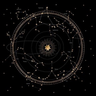 全場大促！加厚絨布桌布牌布金色星座推牌塔luo佈防滑女巫遊戲卡牌高階桌墊Thick velvet tablecloth,