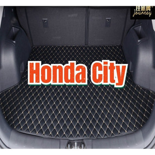 (現貨) 本田Honda City 後備箱墊 PU皮革 行李箱 託盤 貨物墊