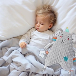 Gymn 舒適安撫娃娃適合嬰兒 0-36 個月嬰兒睡眠玩具嬰兒防咬毛絨手娃娃卡通舒緩