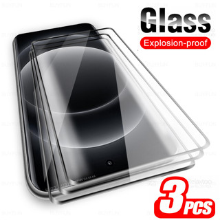 XIAOMI 3 片曲面保護玻璃適用於小米 14 Ultra 5G 鋼化玻璃 Xiaomi14 Pro Mi 14Pro