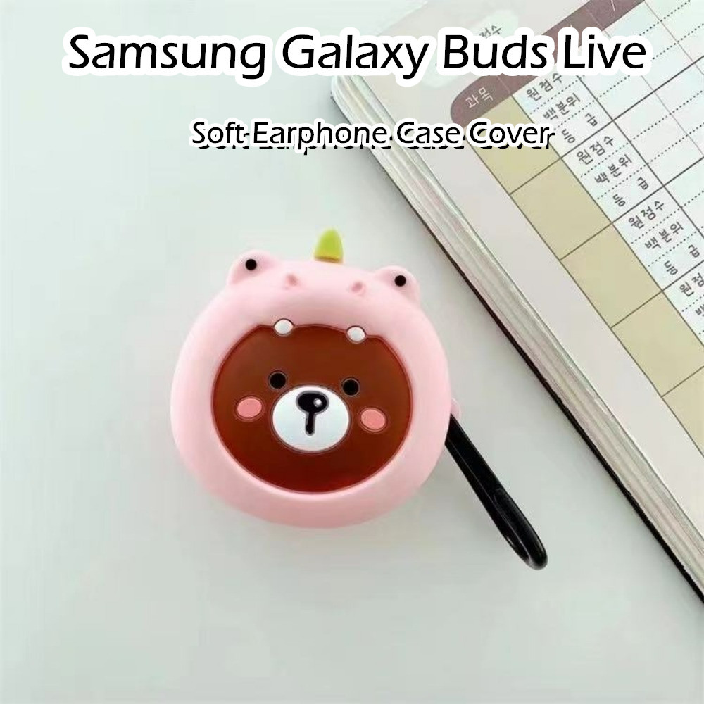 SAMSUNG 【快速發貨】適用於三星 Galaxy Buds Live Case 防摔卡通軟矽膠耳機套 NO.1