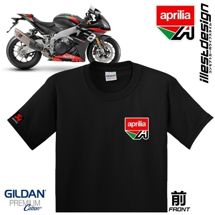 Moto 2024 時尚 T 恤:Aprilia 賽車設計 T 恤。 Rsv4rf RS4 RS125 RS250 拓諾