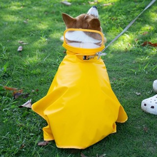 寵物狗狗雨衣四腳全包衣服中型犬柯基泰迪小型犬雨披斗篷防水用品
