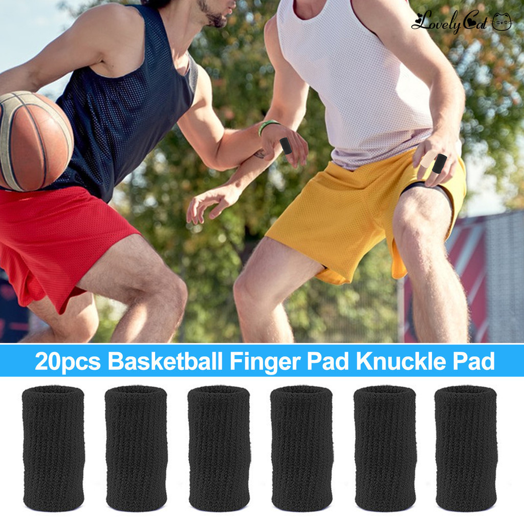 【開拓者】AMZ 20pcs籃球護指指關節護指套 運動護具護套 護手指指套 手指排球保護套