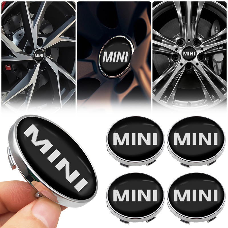 4 件裝 60 毫米汽車車輪中心輪轂中心蓋輪輞輪轂防塵罩標誌適用於 Mini Cooper R50 R52 R53 R5