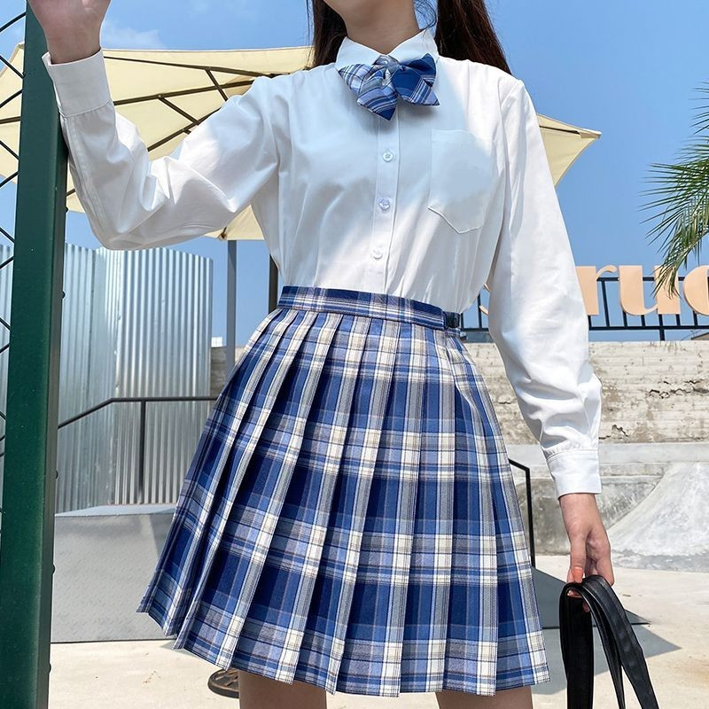 【精品服饰👔 】日系JK制服 【咩啊JK制服套裝】JK正統制服 學院風 學校服 制服套裝 水手服 甜美可愛軟妹百褶裙