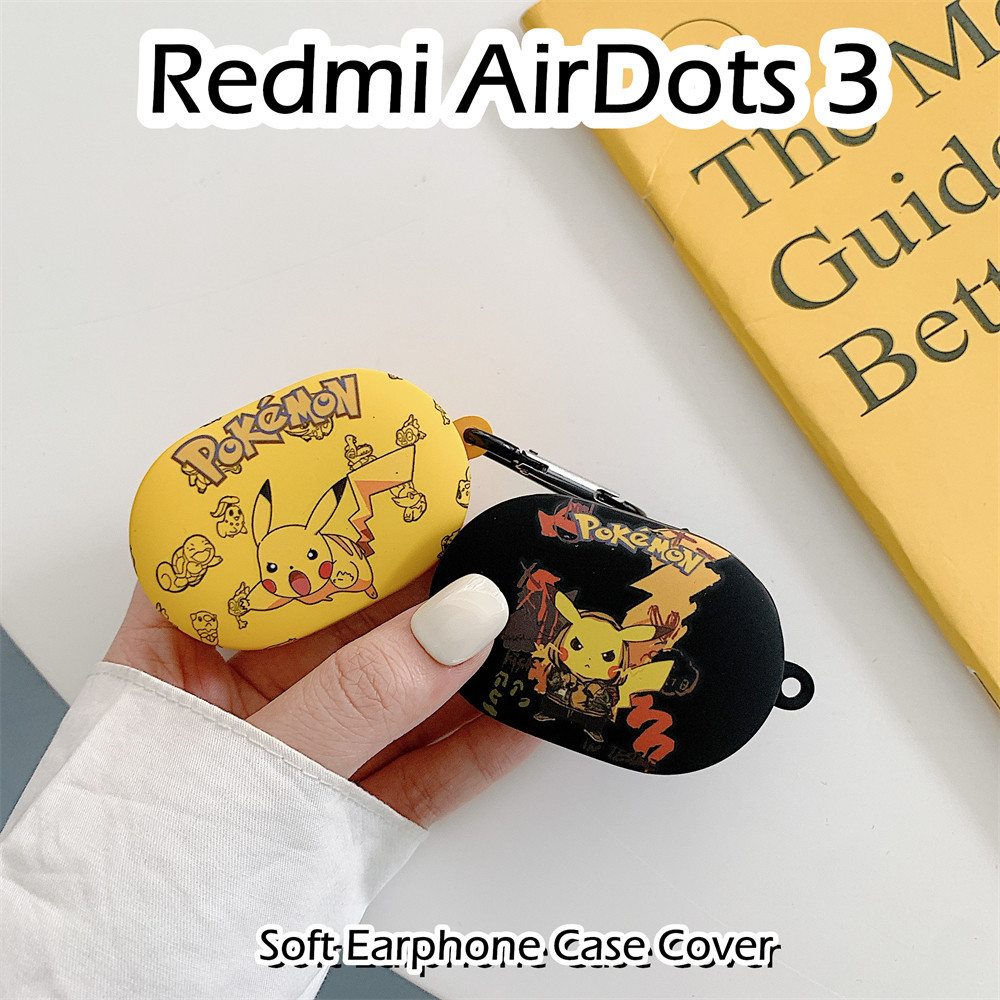 [快速發貨] 適用於 Redmi AirDots 3 保護套搞笑卡通圖案 TPU 軟矽膠耳機保護套外殼