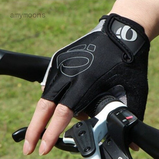 一字米半指手套 自行車公路車單車防震手套 騎行矽膠短指手套