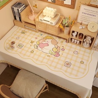 【現貨】學生桌布宿舍檯布電腦桌桌布防水免洗少女書桌桌墊美甲桌面桌布 卡通 生日禮物 居家裝飾