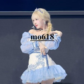 *moo618*愛豆新款IVE女團金志垣同款表演舞蹈服kpop韓國表演服緊身打歌服