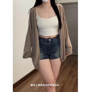 現貨 臺灣現貨大碼罩衫針織開衫薄款防曬衣外套夏天外套寬鬆披肩空調上衣薄款披肩衣百搭打底上衣懶惰風顯瘦外套