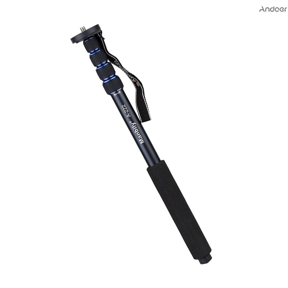 OLYMPUS 伸縮可調便攜式鋁合金攝影單反相機攝像機獨腳架獨腳架單腳架手杖適用於佳能賓得奧林巴斯老人 Came-409