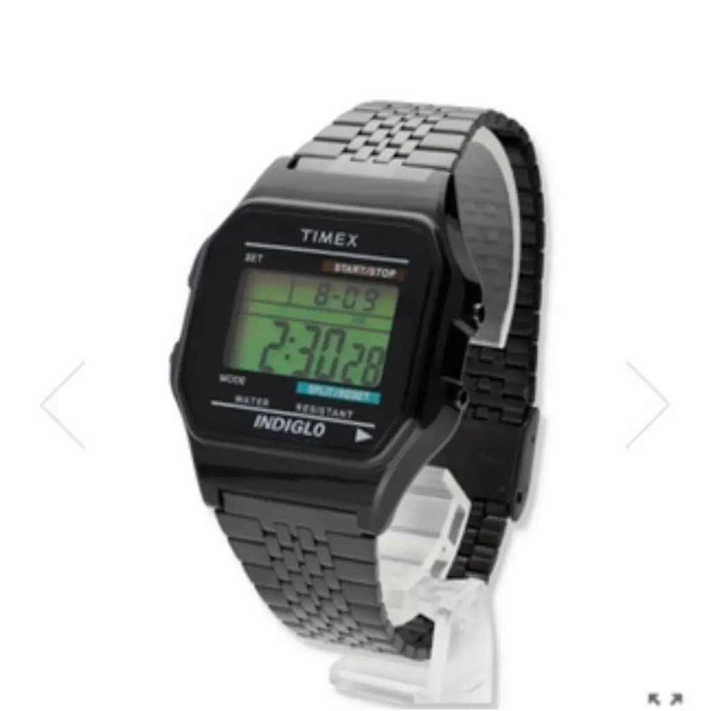 近全新 TIMEX 手錶 Classic Digital black 日本直送 二手