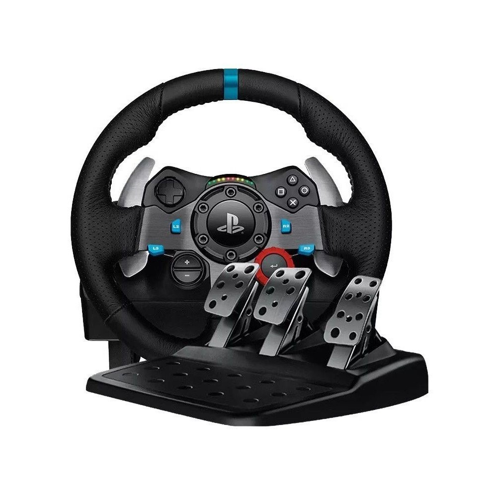 羅技G29電腦方向盤模擬PS4力反饋賽車模擬駕駛原裝 OUTV