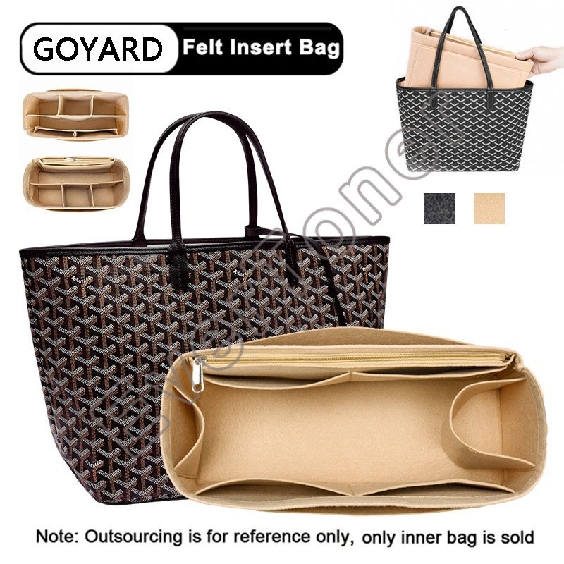 Evertoner Felt Insert Organizer 適用於 Goyard GM PM 迷你手提包女士手提包內