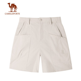 CAMEL SPORTS駱駝 速乾短褲 防紫外線防曬褲透氣寬鬆工裝褲