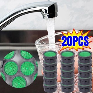 20 件水龍頭濾芯 - 節水適配器 - 水龍頭限流器 - 噴嘴過濾器起泡器 - 塑膠水龍頭起泡器 - 更換,防濺 - 廚