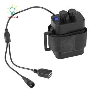 防水 DIY 6X 18650 電池盒盒蓋,帶 12V DC 和 USB 電源,適用於自行車 LED 燈手機路由器