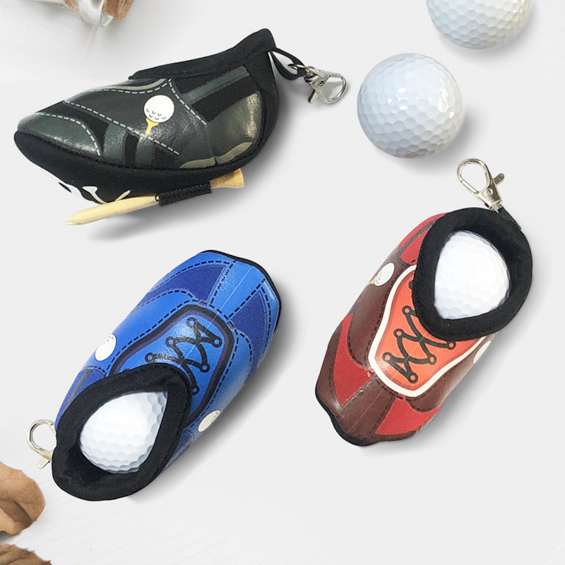 高爾夫裝備 高爾夫新款小球包 小巧腰包太空棉球 鞋拼色便攜時尚多色GOLF小球袋 高爾夫訓練器械