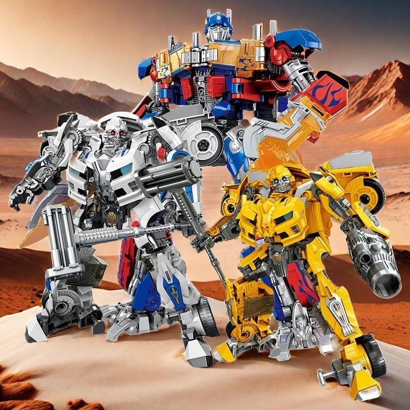 【免運】 變形玩具 機器人 大黃蜂 擎天白蜂 變形機器人 汽車機器人 兒童玩具 益智玩具 玩具 柯博文 擎天柱 變形金剛