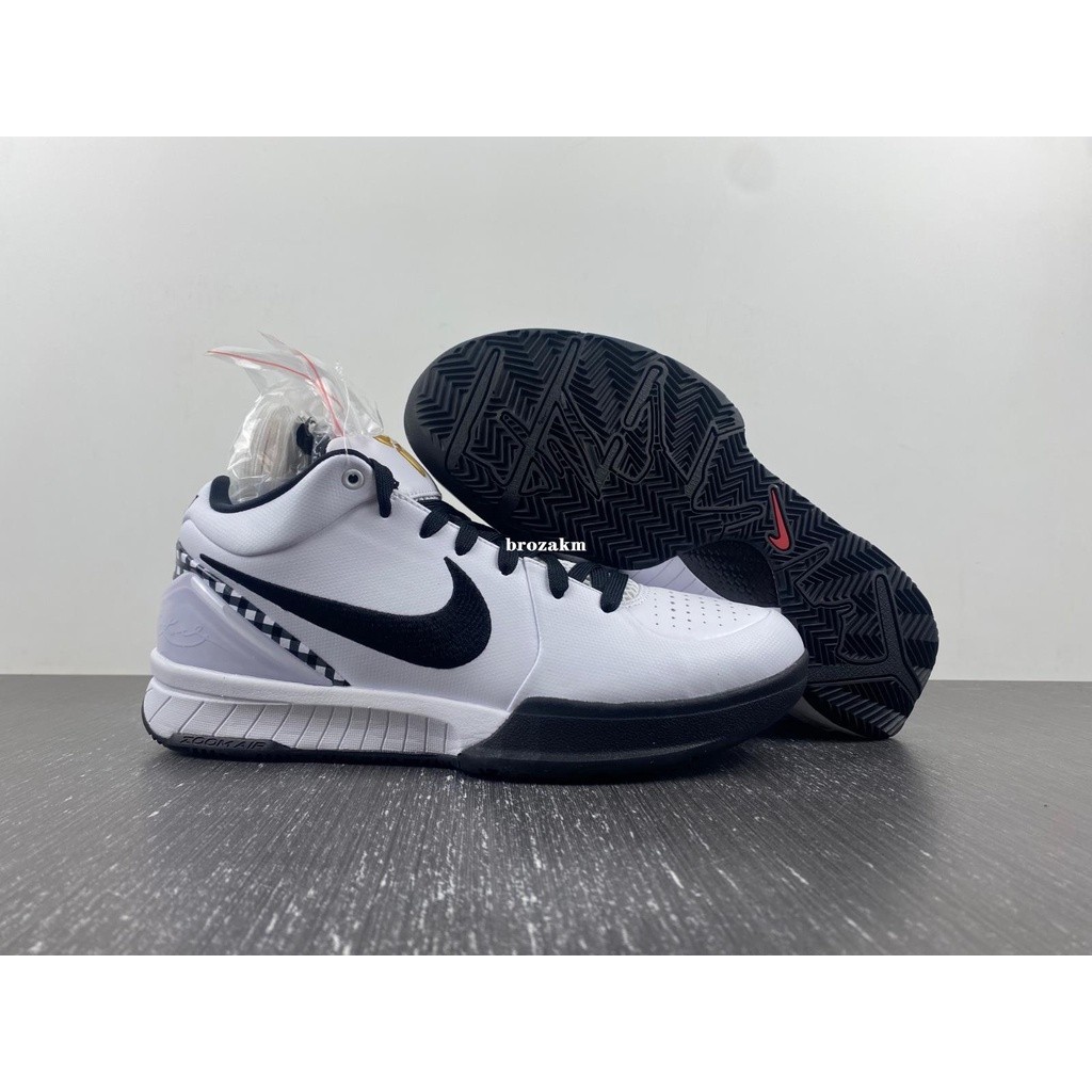 Nike Zoom Kobe 4 Protro "GIGI" 白黑格子邊 百搭 籃球鞋 FJ9363-100