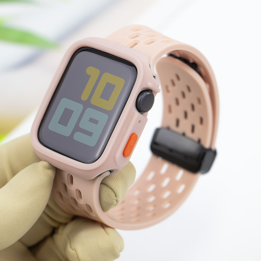 錶殼和錶帶矽膠手鍊 TPU 錶殼兼容 Apple Watch Ultra 2 1 49mm 42mm 44mm 45mm
