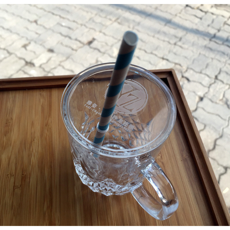 客製化【杯蓋】美髮理髮店透明 有孔 插吸管 馬克陶瓷玻璃杯亞克力杯蓋 訂製大小LOGO