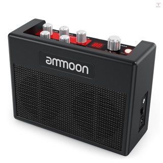 Uurig)ammoon POCKAMP 便攜式吉他放大器放大器 5 瓦內置多效果器 80 鼓節奏支持調諧器 Tap T
