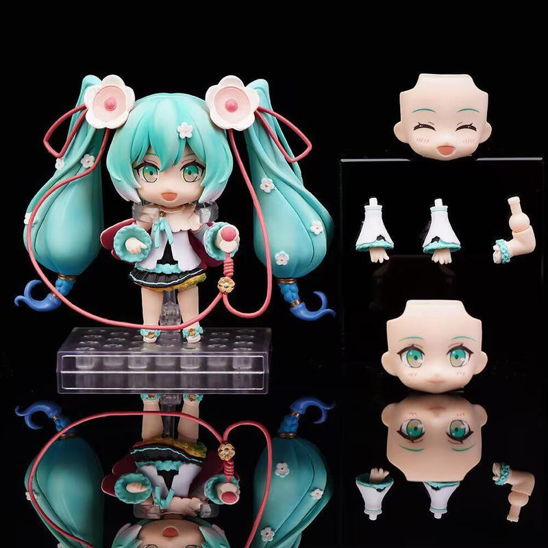 初音未來魔法未來 Q版黏土人公仔 初音魔法未來15th Q版可動可換動漫公仔手辦批發