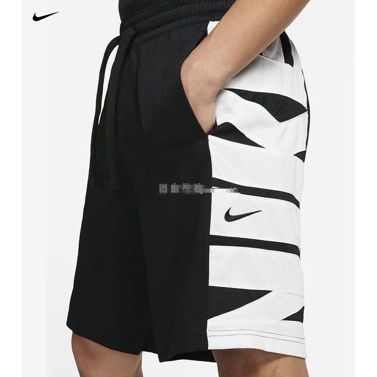 Nike100% 男式大標誌印花籃球運動短褲夏季街頭潮流經典七分褲沙灘沙灘褲