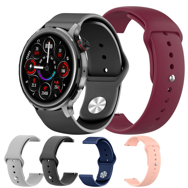North EDGE GT6 PRO 智能手錶錶帶適用於 North EDGE GT5 PRO 智能手錶錶帶矽膠軟腕帶腕