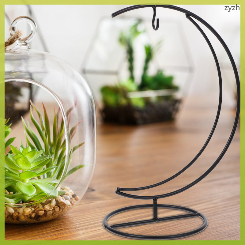 裝飾架展示架玻璃容器展示架玻璃球衣架用於空氣植物玻璃容器