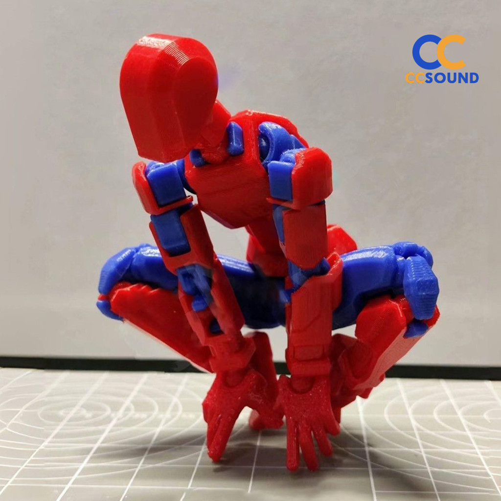 [CCN] 三維印花機器人可動人偶多關節機器人模型可動關節公仔桌面裝飾擺件兒童成人
