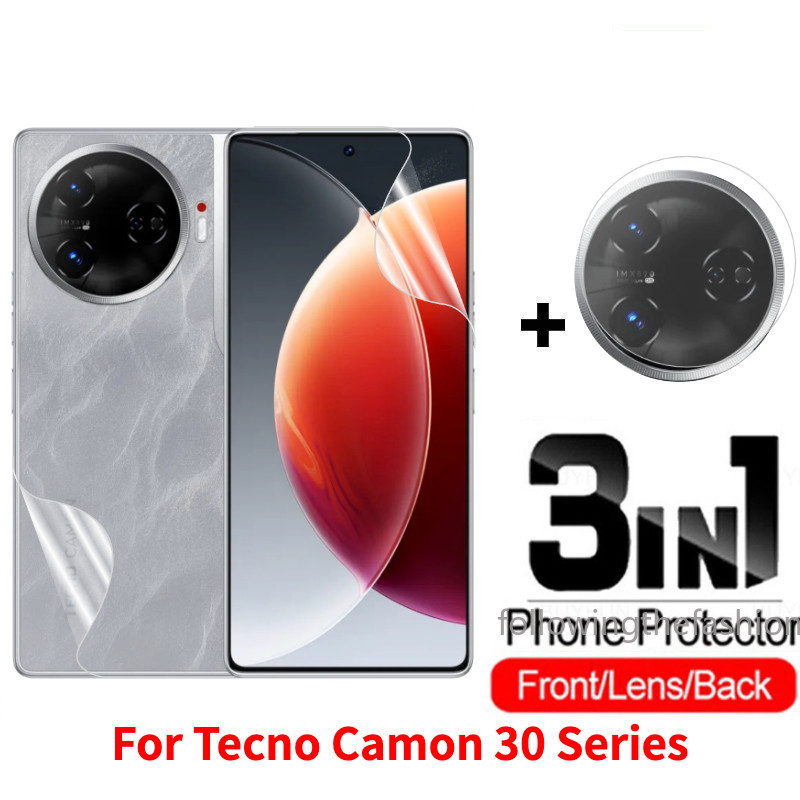 Tecno Camon 30 Pro 5G Camon30 Premier 4G 2024 保護膜全覆蓋透明透明屏幕相機