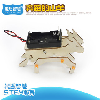 「能恩智慧」五年級學生手工奔跑的山羊小製作材料包steam教育科學實驗diy教具