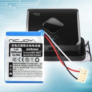 【崇德店】IRobot 371J 375 390t 380 braava 380t 381 5200c電池300分鐘續航