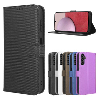 適用三星 Samsung A24/A16手機殼Galaxy A25/A15手機皮套鑽石紋翻蓋插卡A55