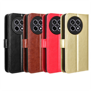 適用一加Ace 5 Pro手機殼OnePlus 13R 5G手機皮套翻蓋瘋馬紋插卡