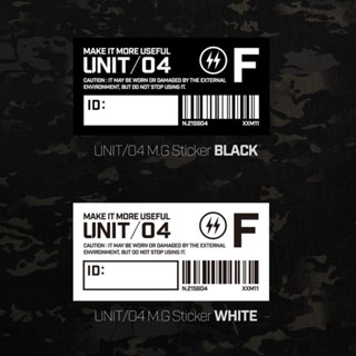 臺灣獨家代理 韓國 UNIT/04 - ID STICKER 商品標示貼紙