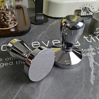 壓粉器 咖啡壓粉器 填壓器 手壓咖啡機 咖啡壓粉座 咖啡粉錘螺紋意式鋼製手柄填壓51mm實心壓粉器58mm布粉器53不銹