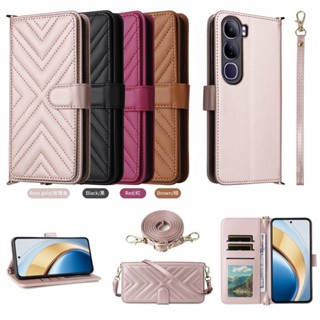免運✅臺灣現貨✅適用vivo V40 Lite印尼版手機殼Y03 4G/Y19S手機殼多功能女士皮套防摔保護套