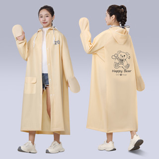 【超值現貨】雨衣全身防暴雨防水雨衣女款長款雨衣單人一件式連身雨衣韓版時尚雨衣電動車電瓶車機車雨衣成人雨披帶袖套女生雨衣
