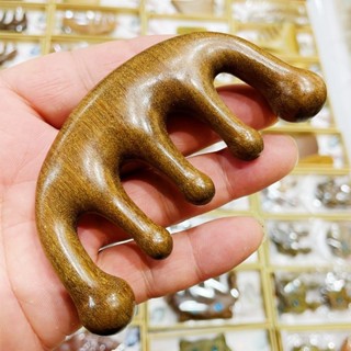【24H發貨 臺灣現貨】按摩木梳 頭部經絡檀木梳子 金絲檀按摩梳 按摩器頭部梳 頭皮按摩 綠檀梳子 按摩梳 可批發團購