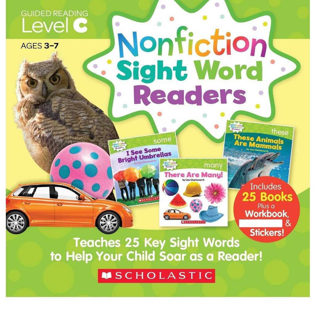 Nonfiction Sight Word Readers Level C (With Storyplus)(有聲書)/Scholastic【禮筑外文書店】